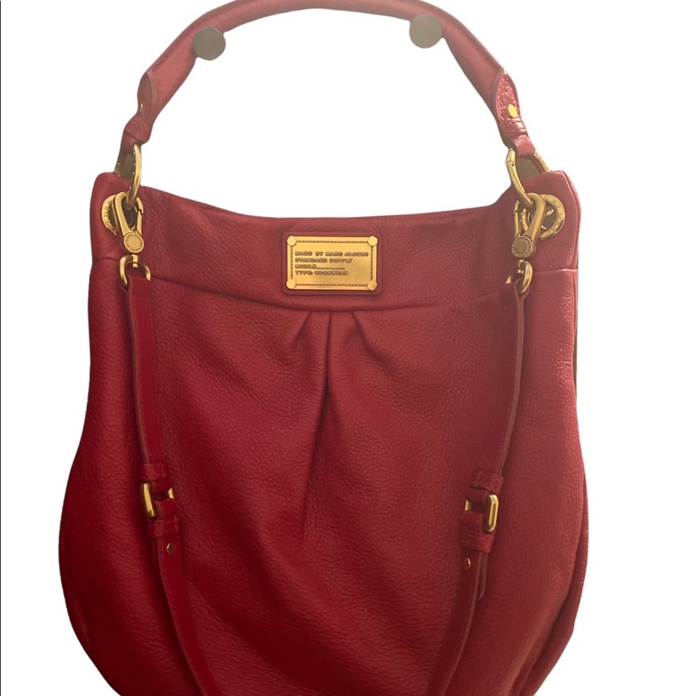 Marc by Marc Jacobs Red Classic Q Hillier Hobo Bag